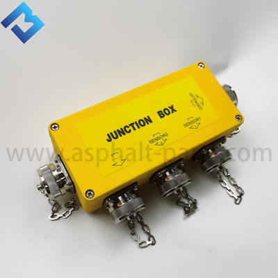 S1600/S1800/S1900 Asphalt Paver Electric Leveling System Junction Box สีเหลือง