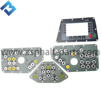 ผนังสติ๊กเกอร์แผ่นของอะไหล่ถนนถนนแอสฟัลต สีเทา 3 รุ่นที่มีวงกลม