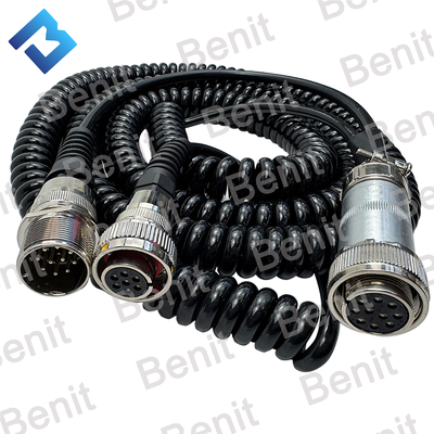 เครื่อง VOLVO รุ่น BENIT Helix Cable With Three Joints สําหรับเครื่องควบคุมดิจิตอล Asphalt Paver VOE 80863376 ชื่อชิ้น อัลตรasonic Sensor