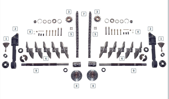 S1800-2 2198422 เพลาสว่านเจาะผิวสแตนเลส
