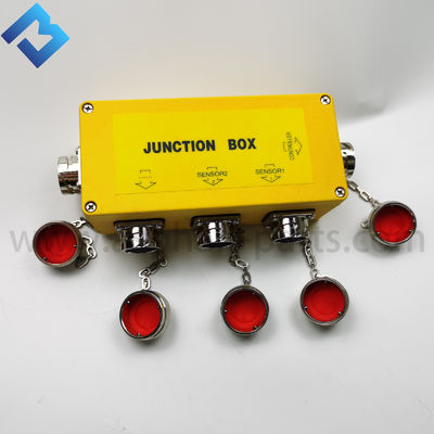 S1600/S1800/S1900 Asphalt Paver Electric Leveling System Junction Box สีเหลือง