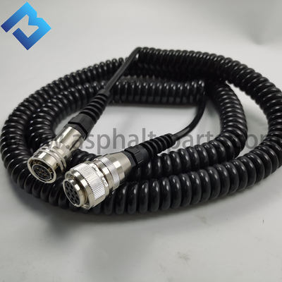 04-02-02560 ระบบควบคุมการปูผิวทาง 10-12 สายเคเบิลขดลวดขั้วโลก Black