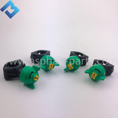 OEM ODM CC522 พลาสติก Spray Nozzle ขนาดเล็ก สีเขียว สีดําสําหรับ roller ถนน