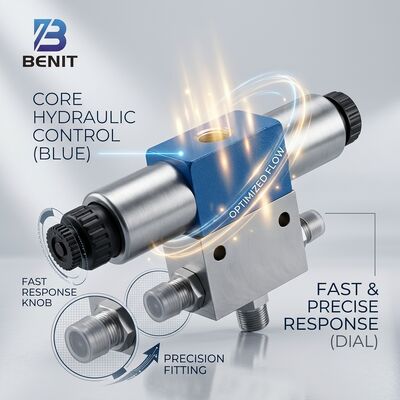 80704372 Paver Leveling Cylinder Solenoid Valve for 6820 8820 Asphalt Paver Screed