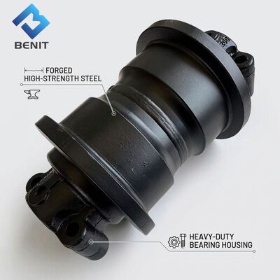 Benit 2053169 Track Roller 46 กก. ลูกกลิ้งช่วงล่างเหล็กปลอมแปลงสำหรับเครื่องกัดถนน W2200